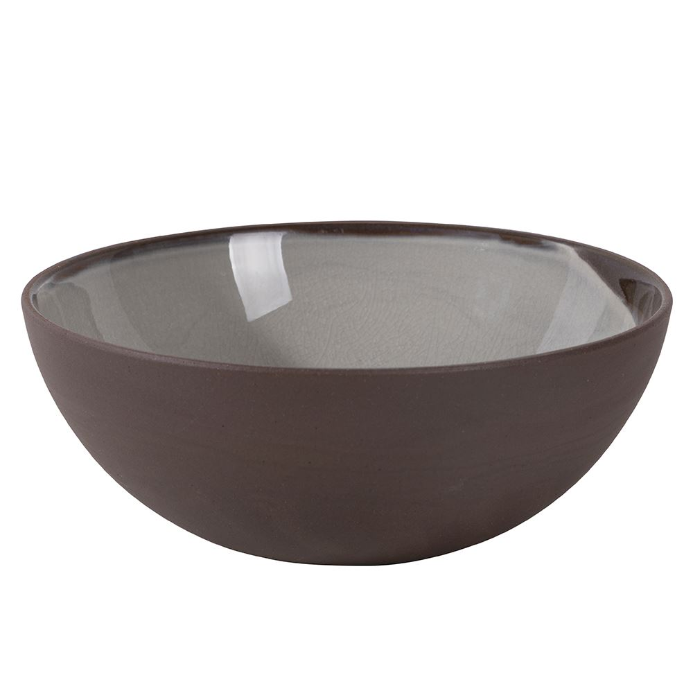 קערה חום בינוני קרמיקה