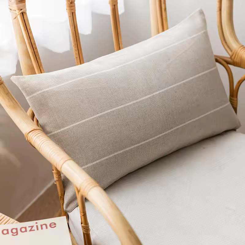 כרית פסים מלבנית